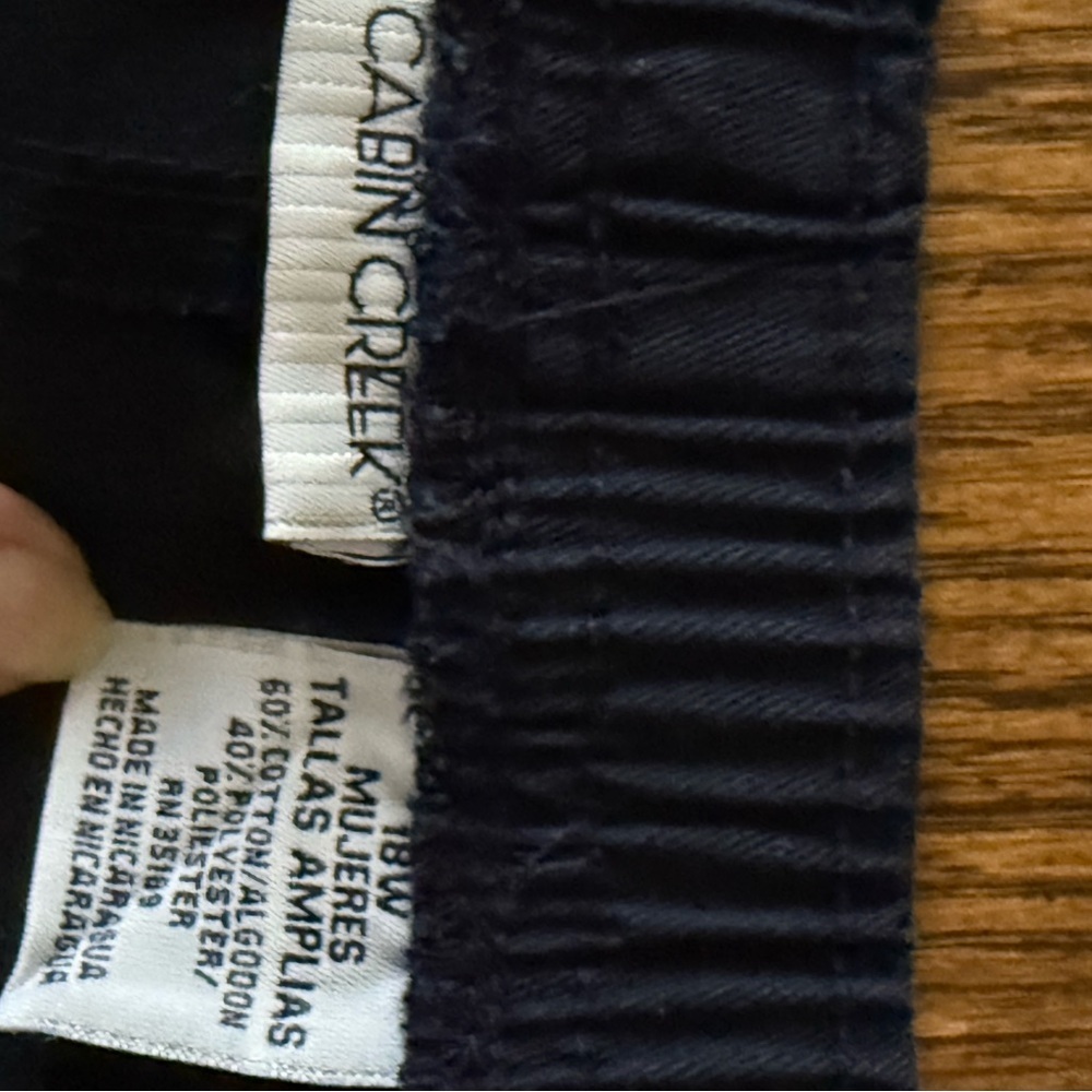 Cabin Creek Women's Navy Pants - Picture 8 of 9